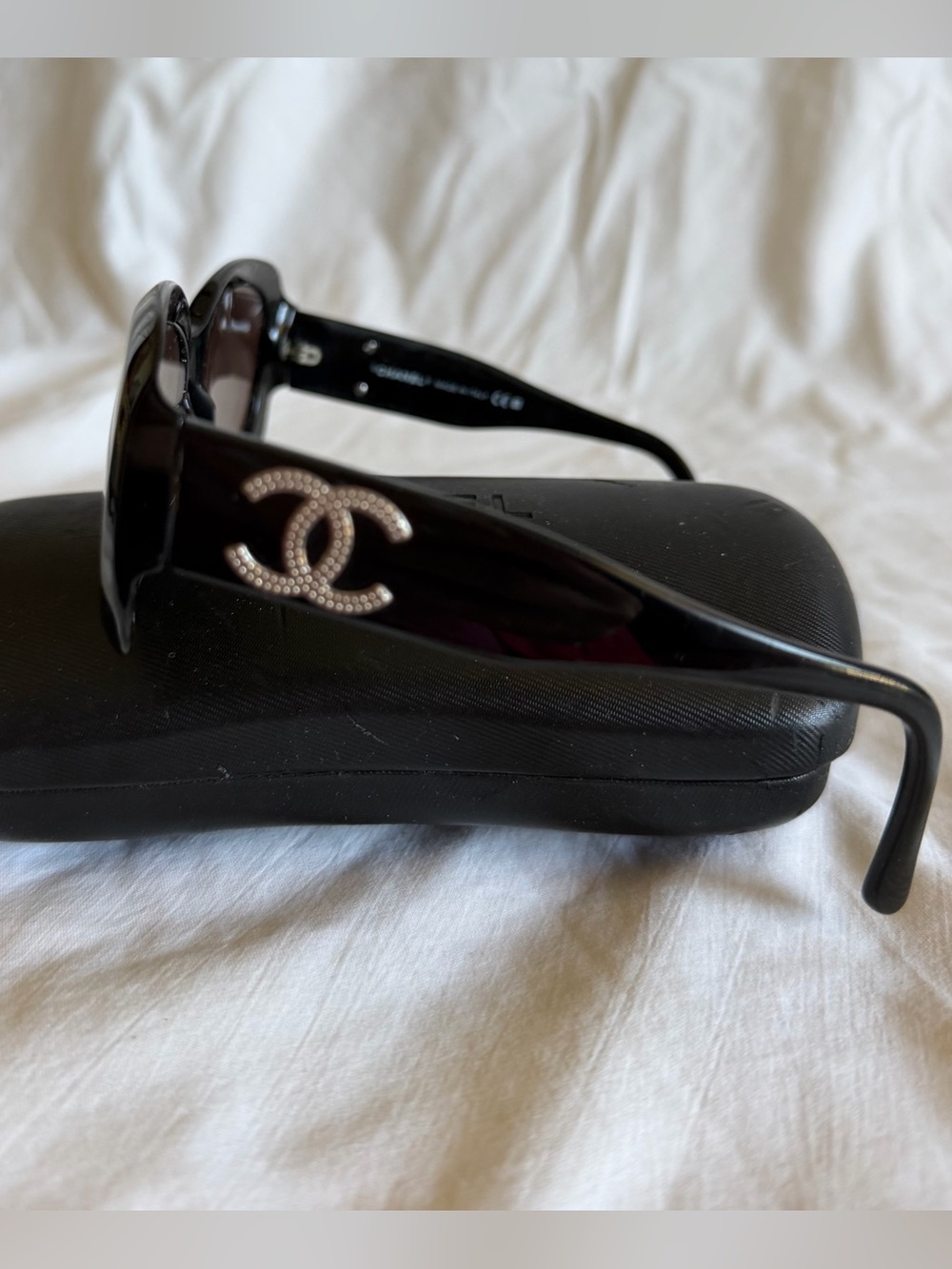 Chanel Black 5102 C501/87  54 17 135 with CC logo Sunglasses - Picture 6 of 13
